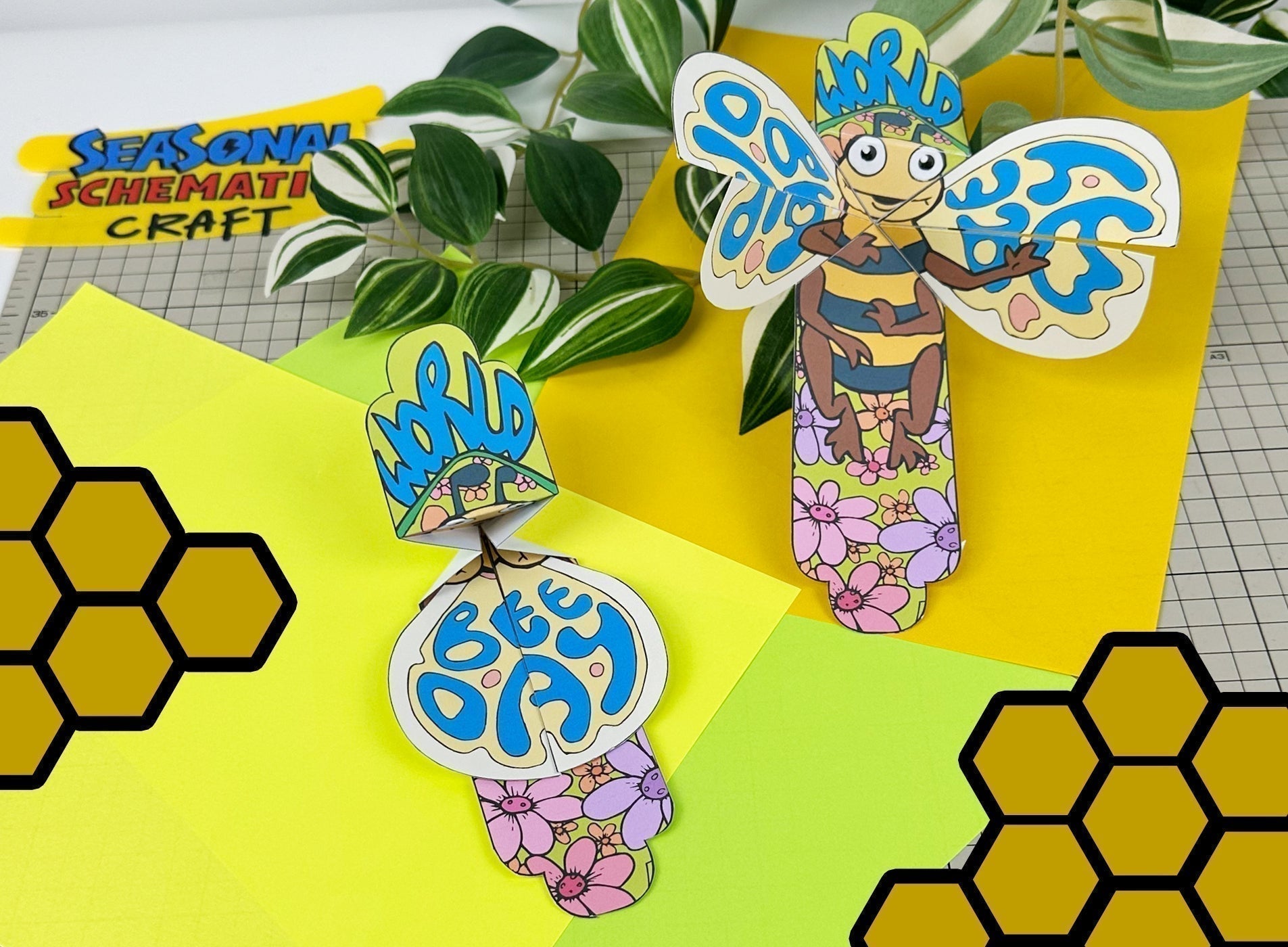 World Bee Day: Bee Bookmark