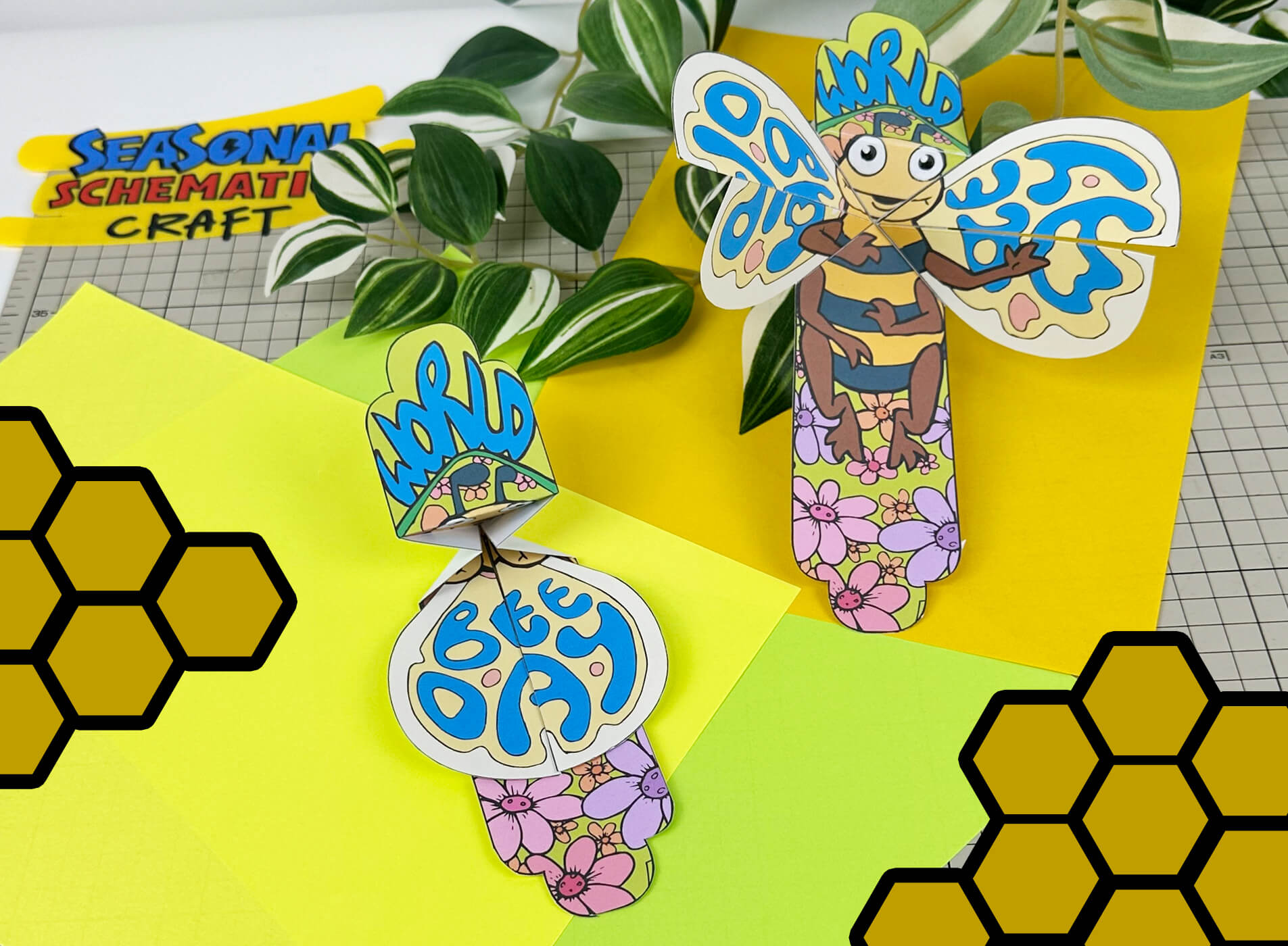 World Bee Day: Bee Bookmark