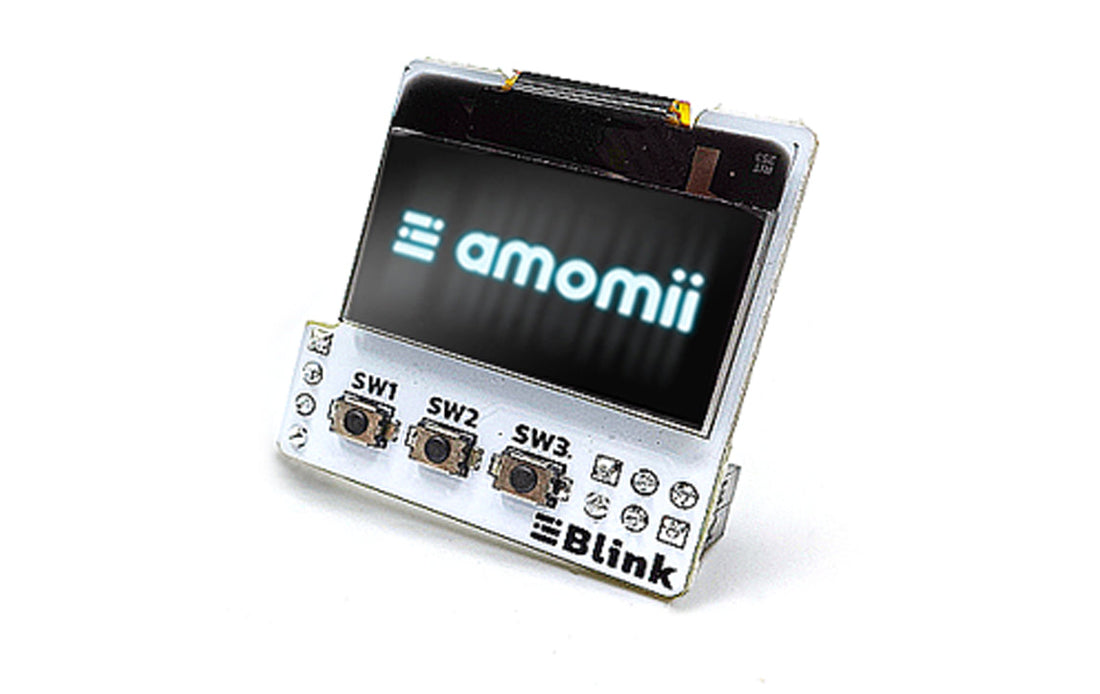 amomii Blink — component photo from the amomii Testudo kit