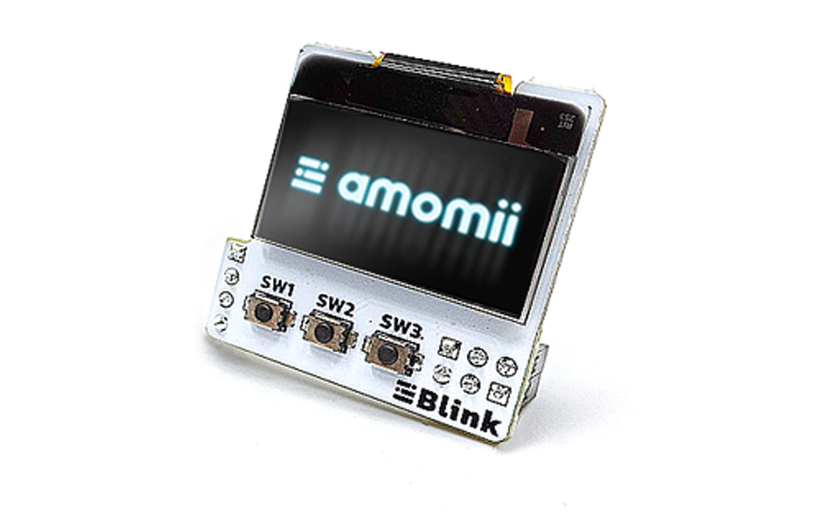 amomii Blink — component photo from the amomii Testudo kit