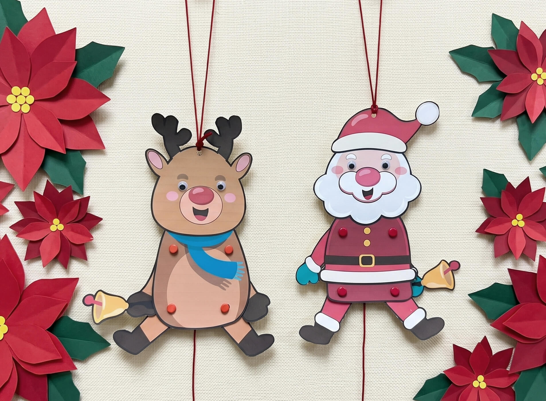Christmas: Jumping Jack Puppet