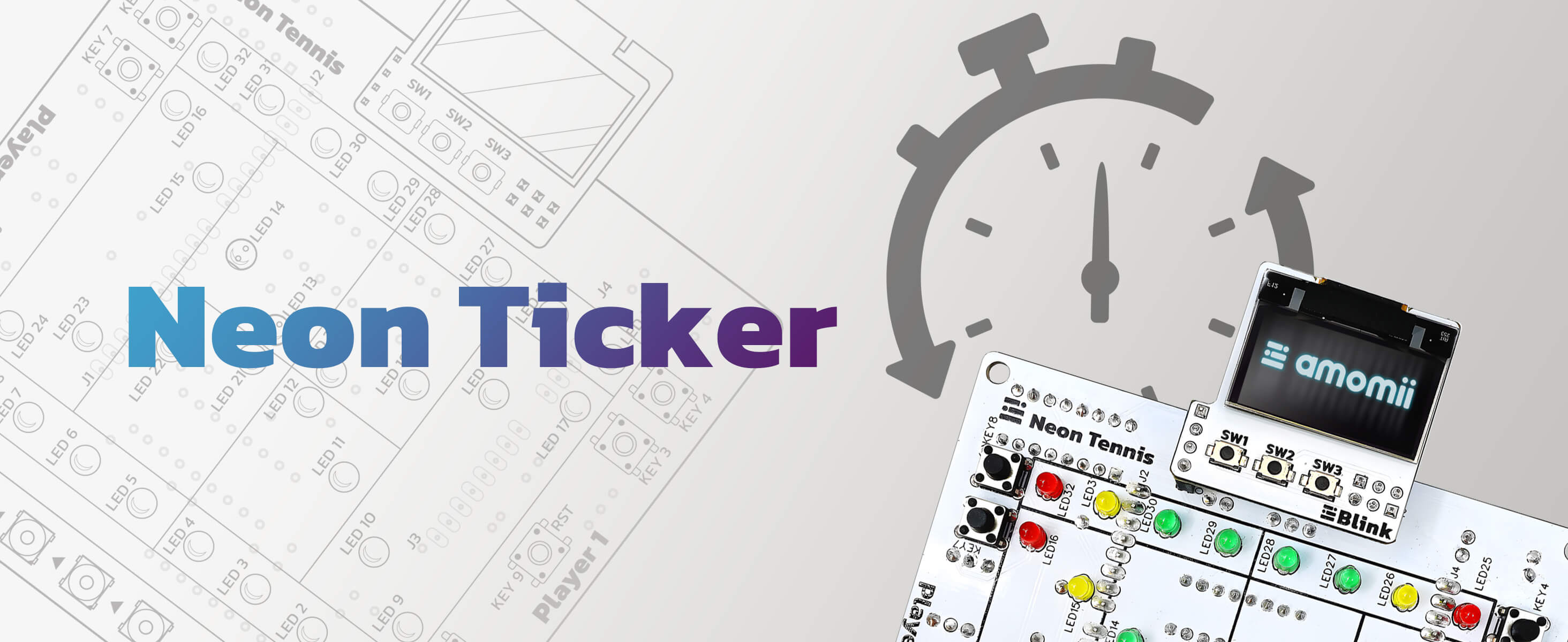 Neon Ticker
