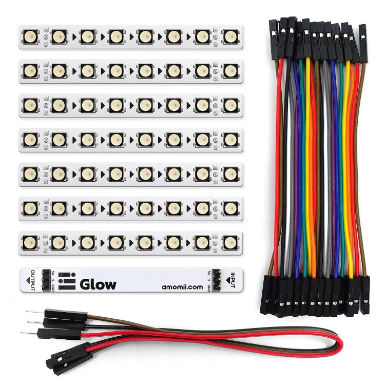 Programmable RGB LED light strips for your projects - amomii Glow | amomii